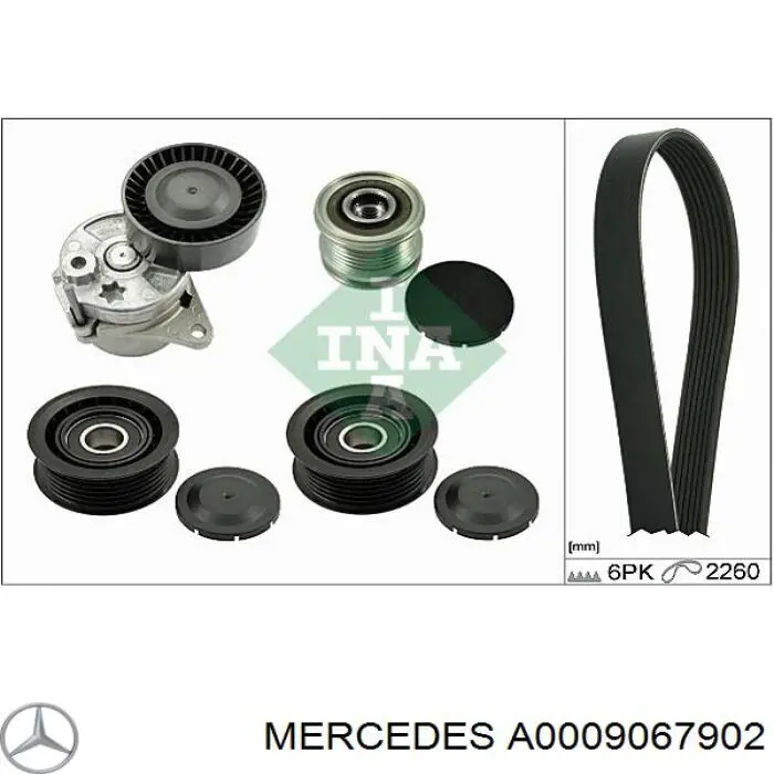 A0009067902 Mercedes генератор