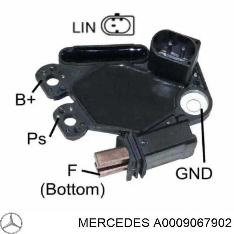 Генератор Mercedes A0009067902 ціна, від 294.54 USD