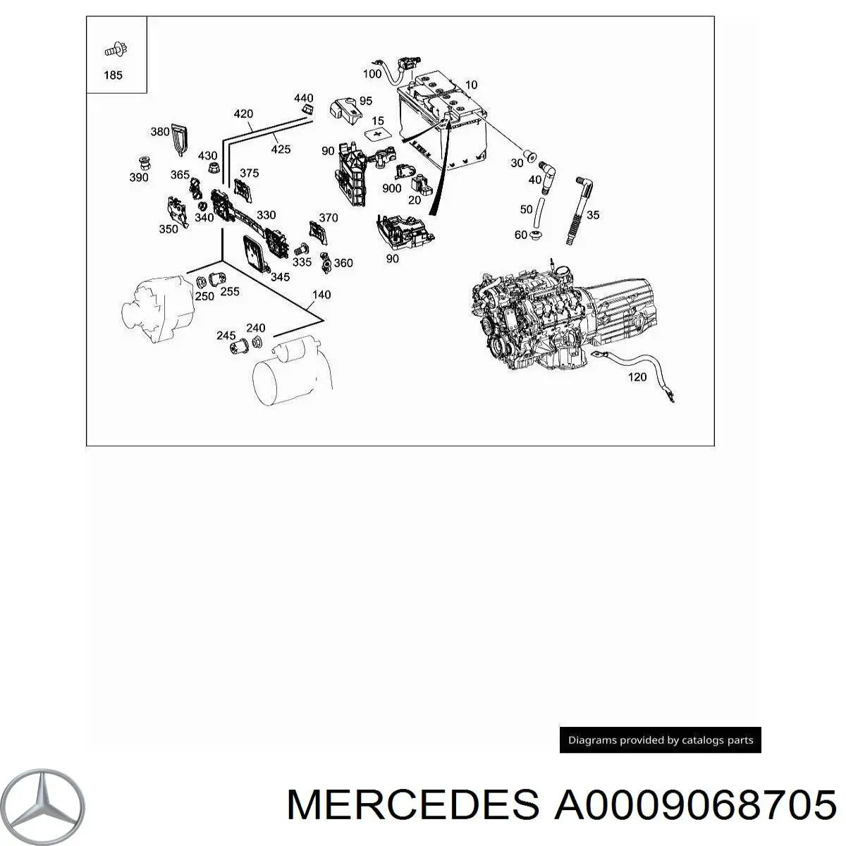 Купити A0009068705 Mercedes 