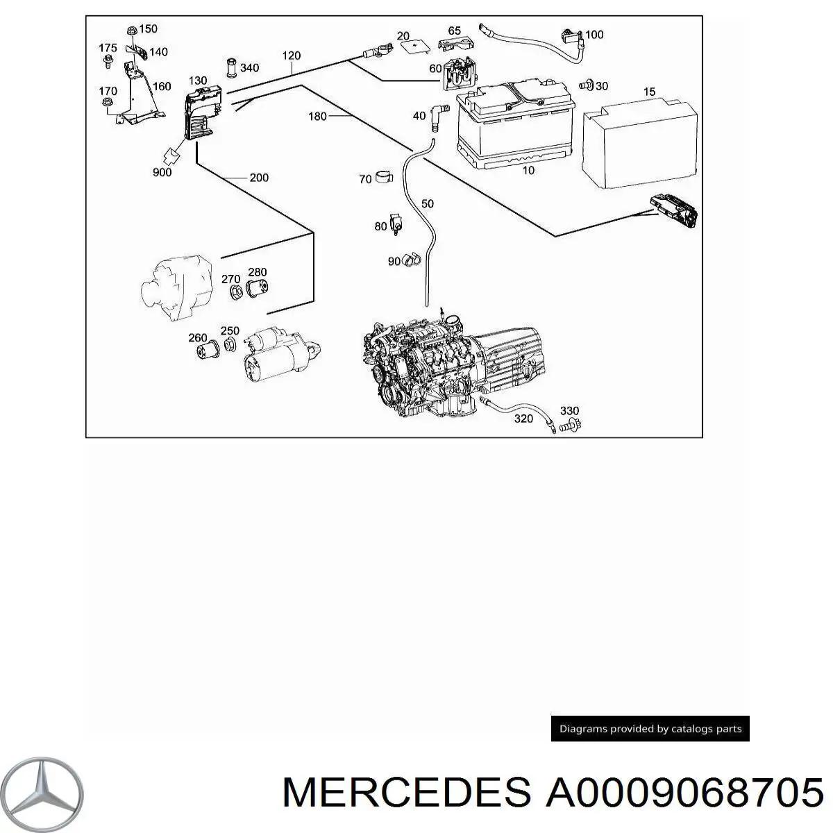 A0009068705 Mercedes 