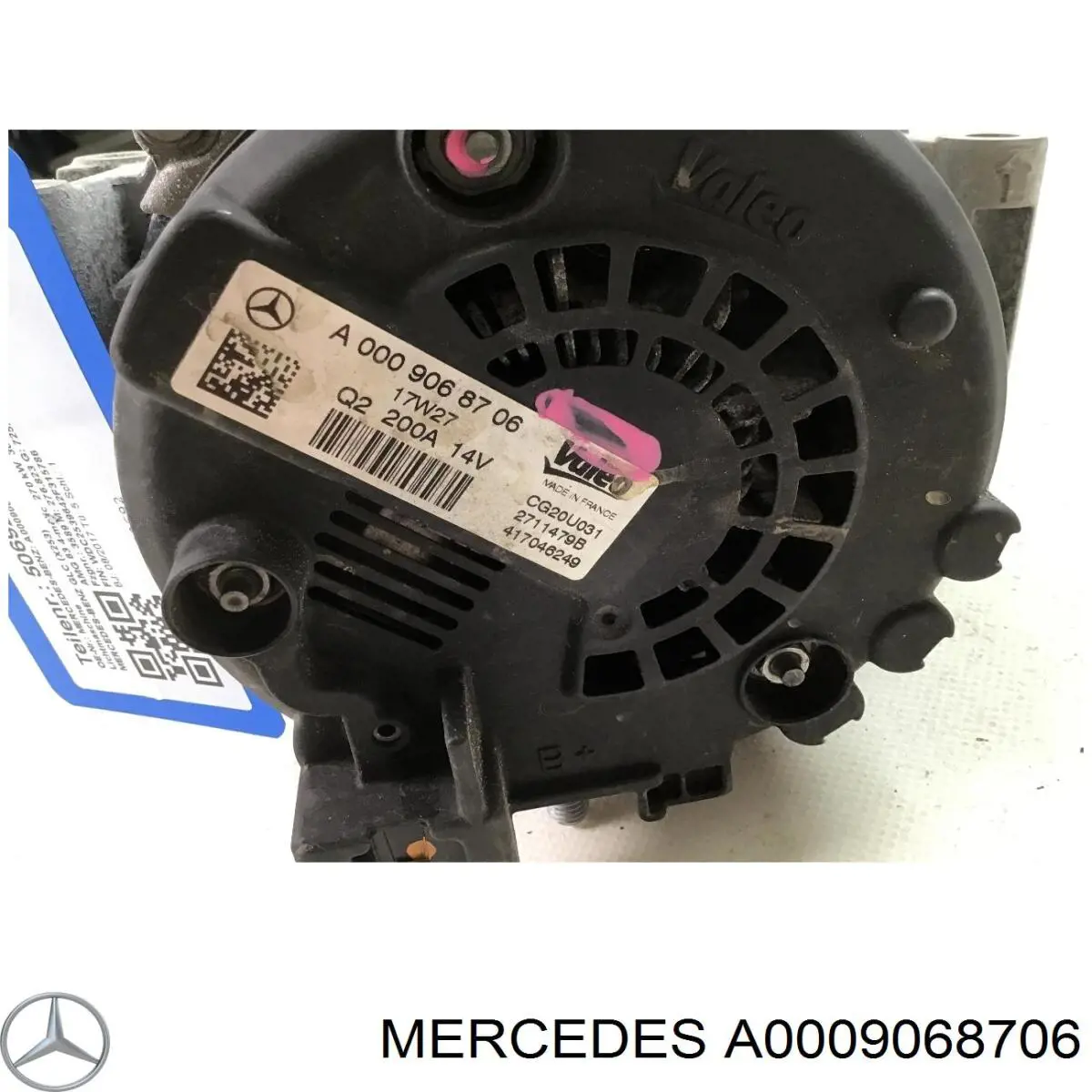 A000906870680 Mercedes генератор