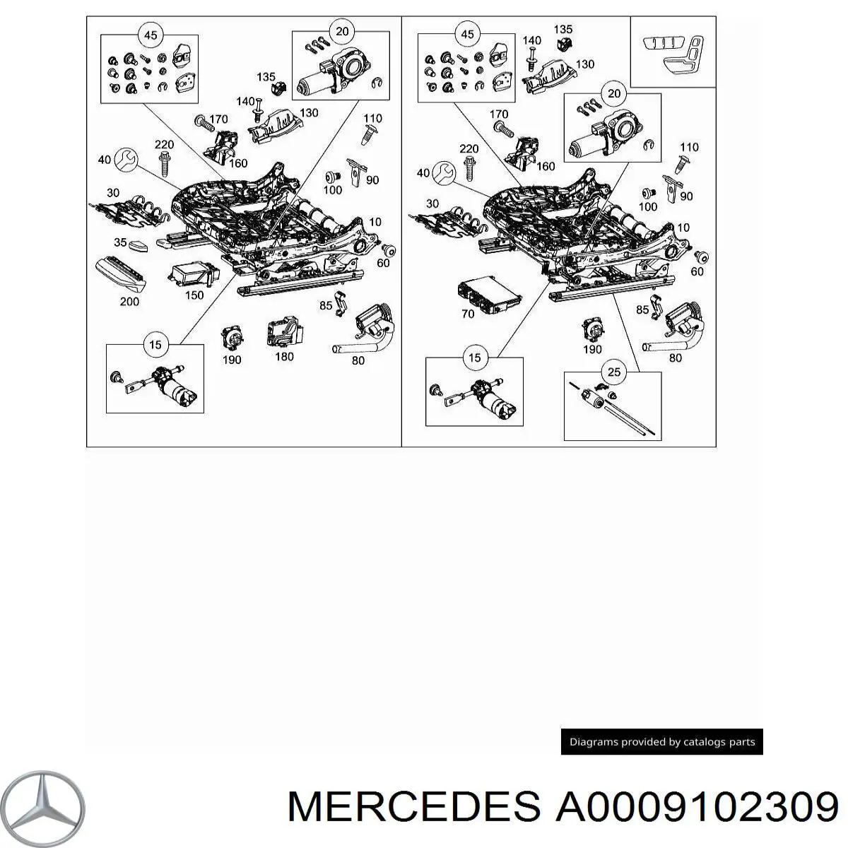 Купити A0009102309 Mercedes 