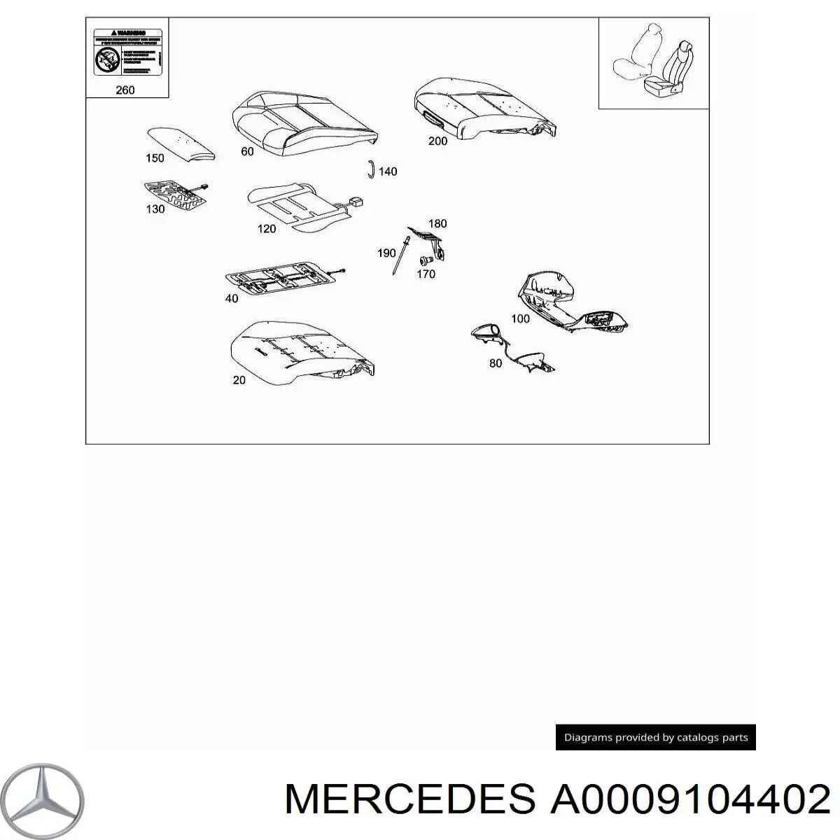  Mercedes A0009107708