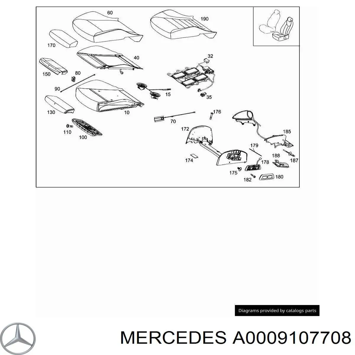 Купити A0009107708 Mercedes 