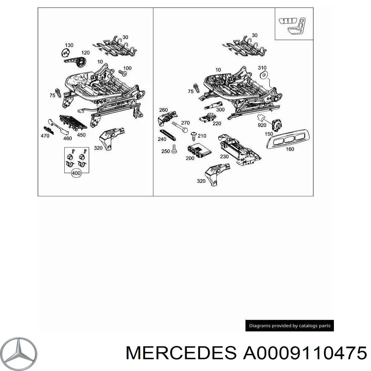 A0009110475 Mercedes 