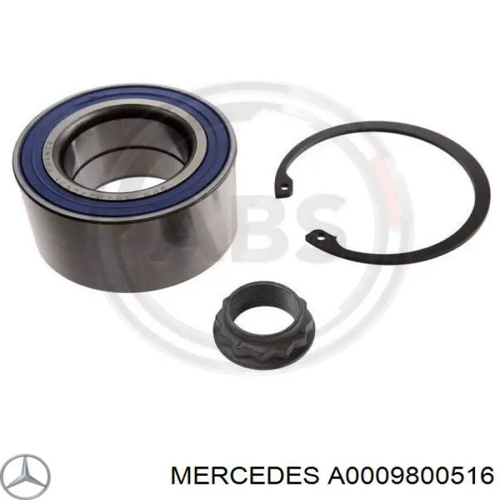 Купити A0009800516 Mercedes Підшипник маточини передньої/задньої