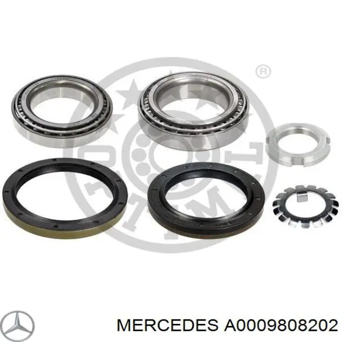 Купити A0009808202 Mercedes Передній підшипник колеса