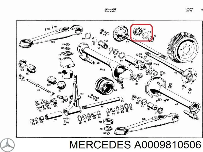  0009810506 Mercedes