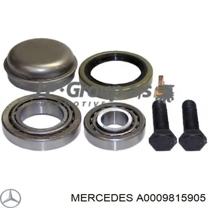 Підшипник маточини передньої, зовнішній Mercedes A0009815905 ціна, від 6.35 USD