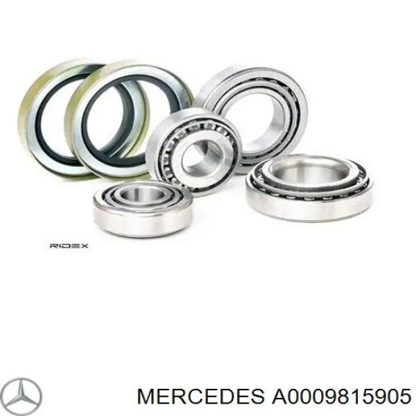 Купити A0009815905 Mercedes Передній підшипник колеса