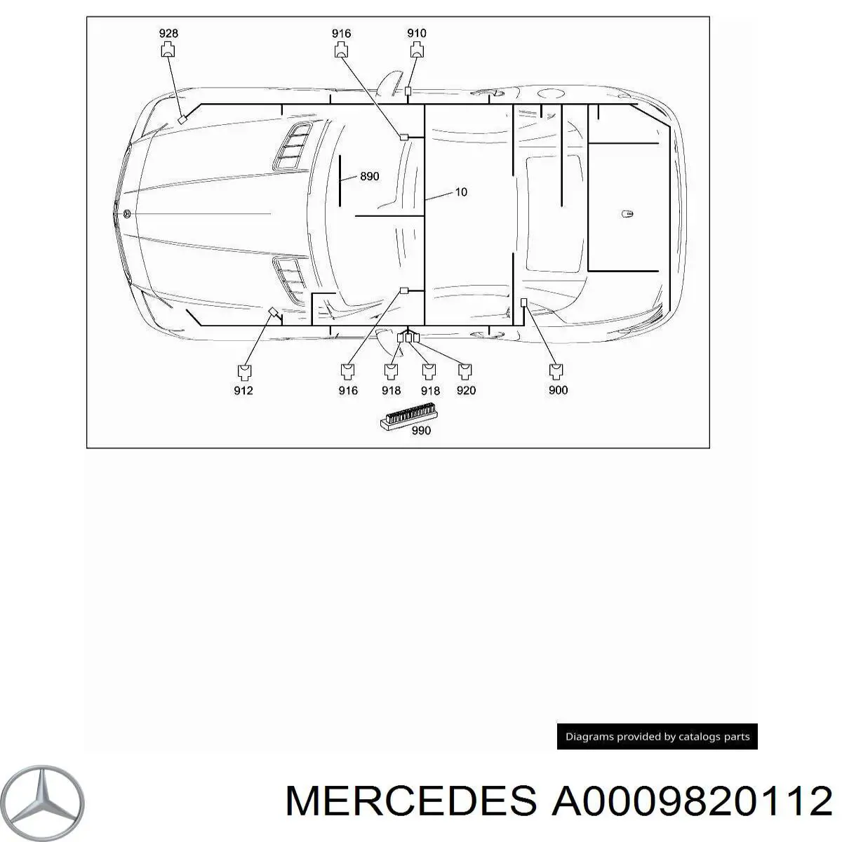  Mercedes A0009820112 ціна, від 10.40 USD