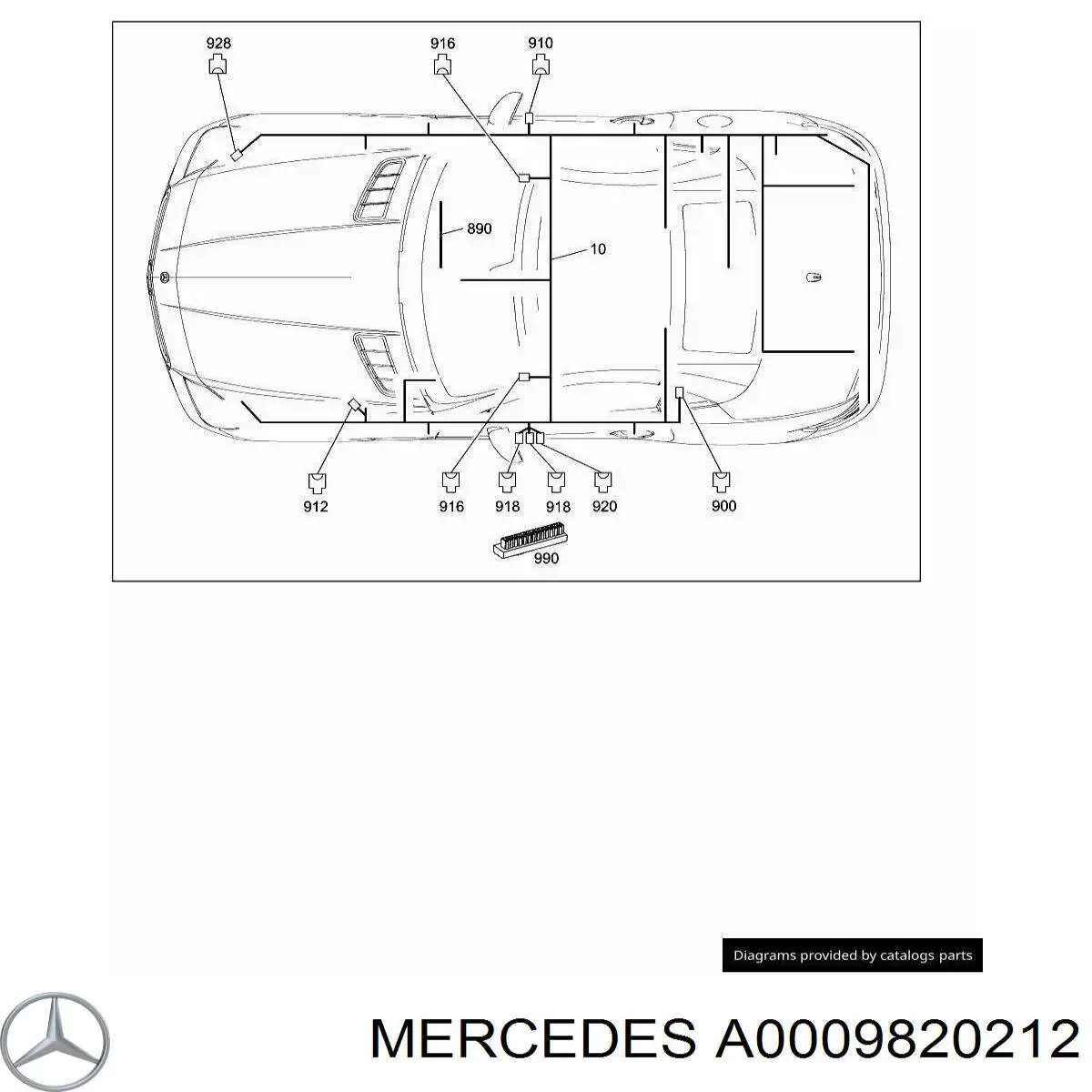  0009820212 Mercedes