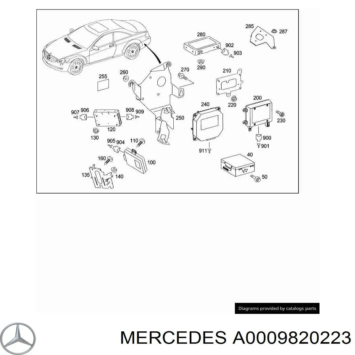 Реле контролю заряду АКБ Mercedes A0009820223 ціна, від 16.57 USD