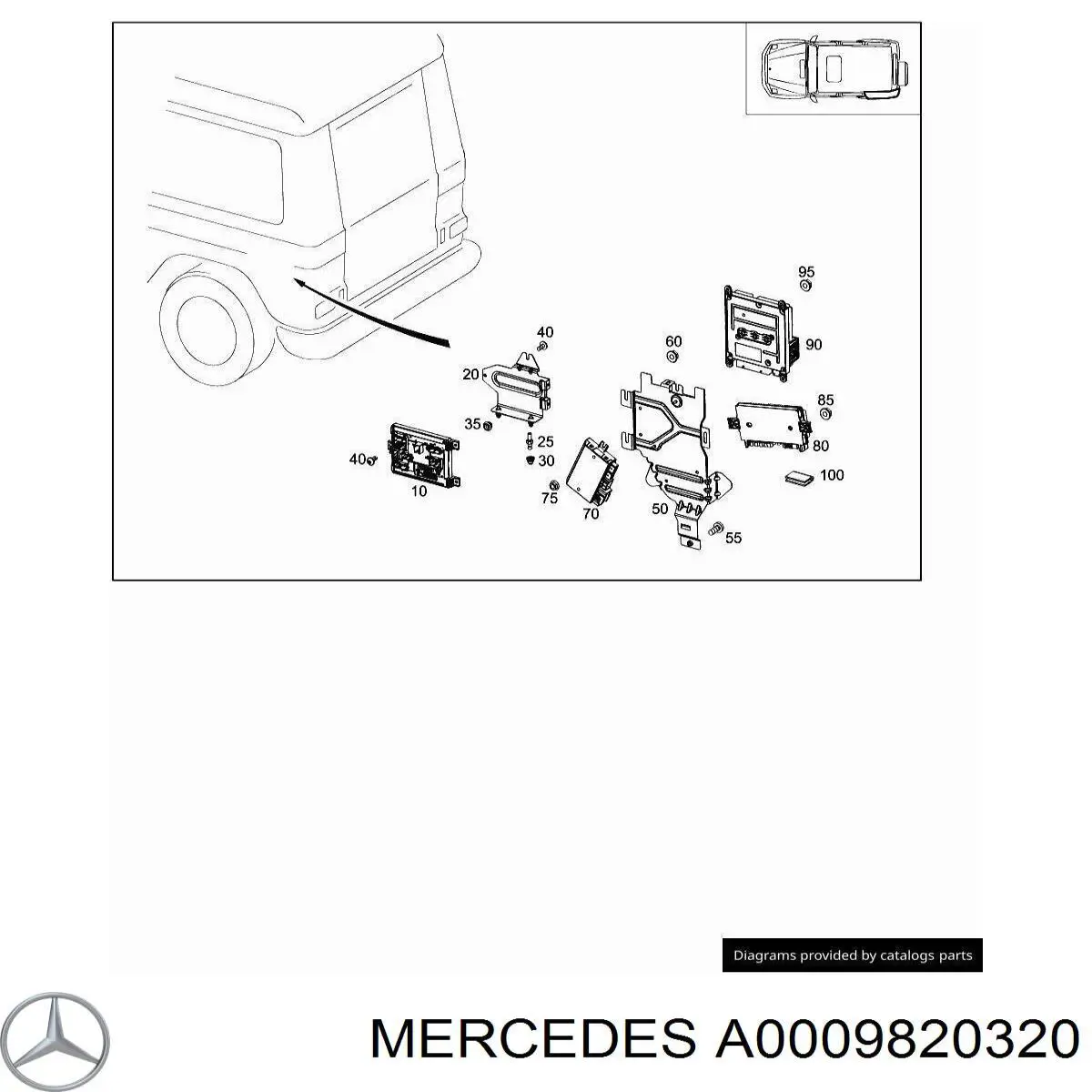 Інвертор струму Mercedes A0009820320 ціна, від 125.43 USD