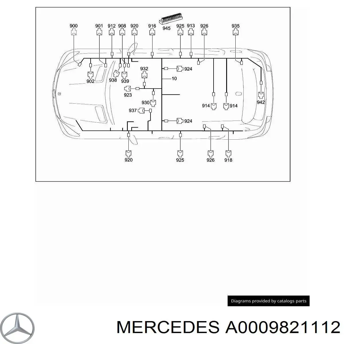  Mercedes A0009821112 ціна, від 11.40 USD