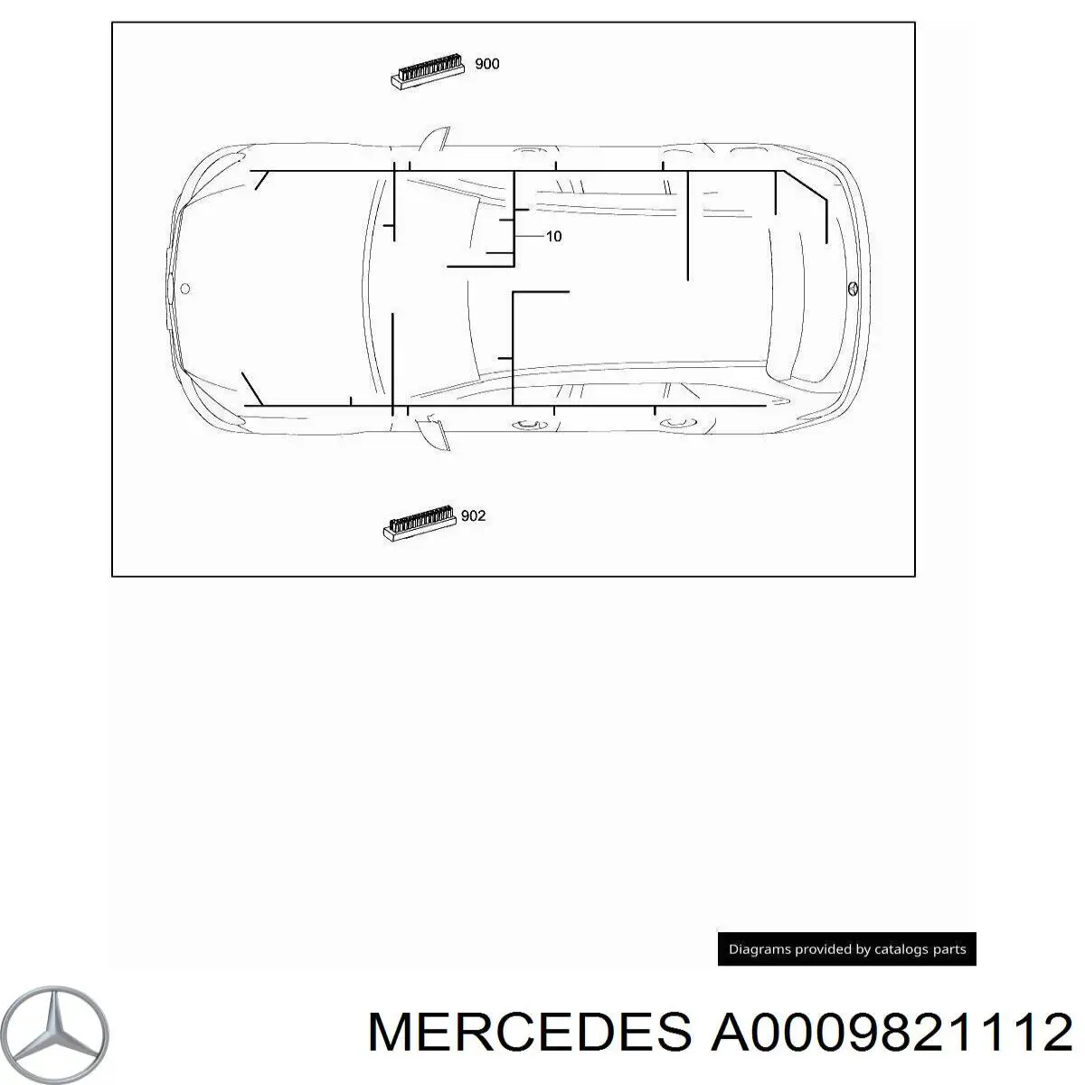 Купити A0009821112 Mercedes 