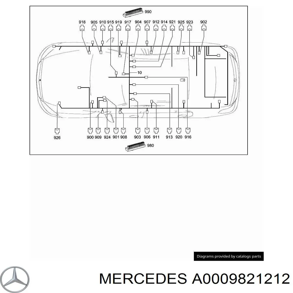 Купити A0009821212 Mercedes 