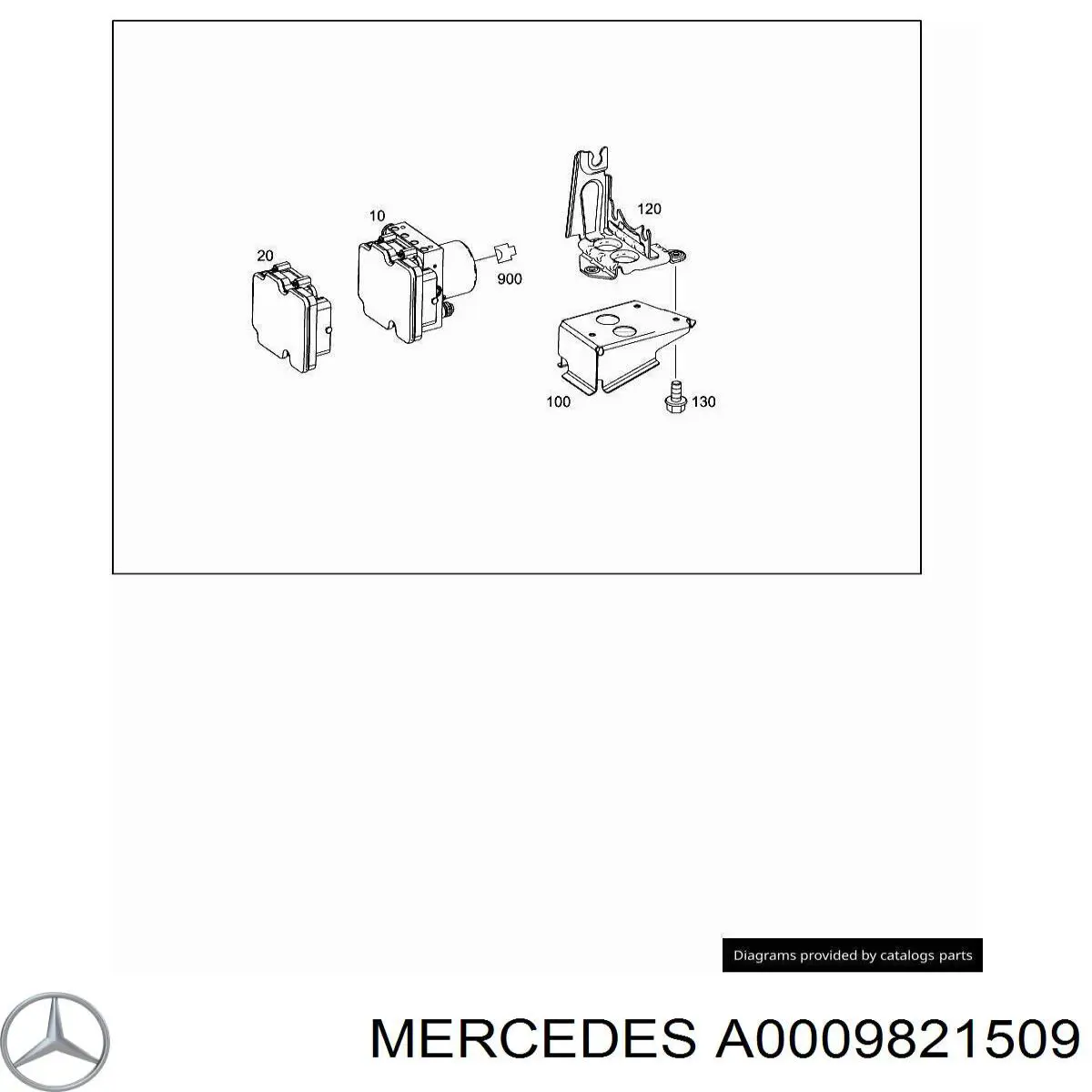 A0009821509 Mercedes 