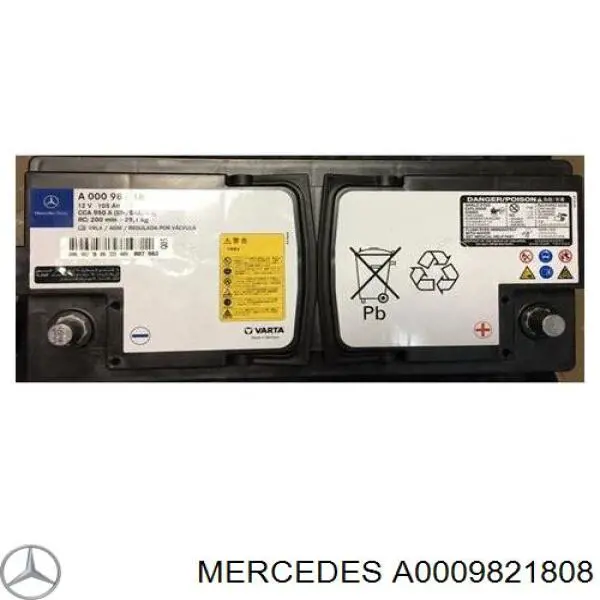 Купити A0009821808 Mercedes Автомобільна батарея