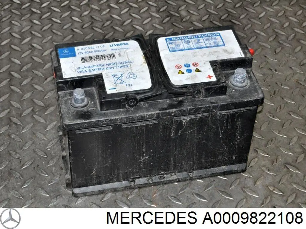 A0009822108 Mercedes Авто акумулятор