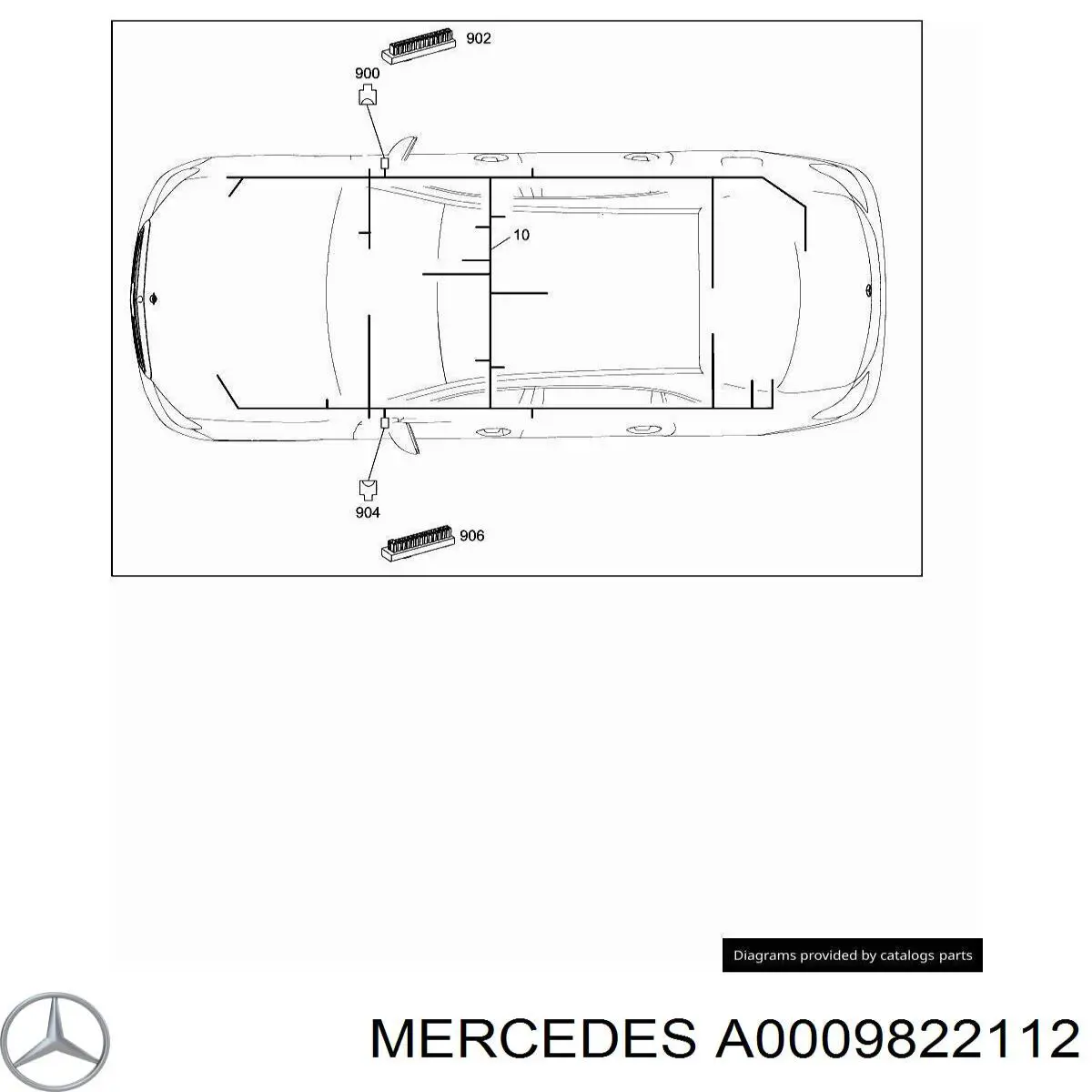 A0009822112 Mercedes 