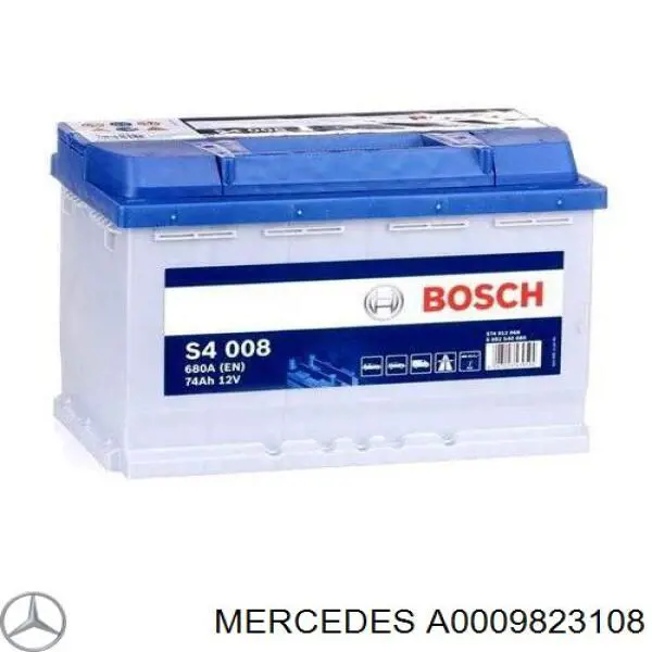 Акумуляторна батарея, АКБ A0009823108 Mercedes