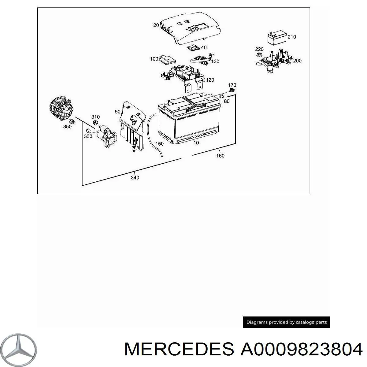  A0009823804 Mercedes