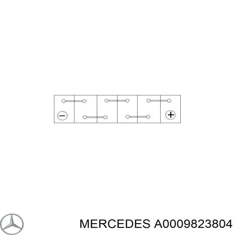 Купити A0009823804 Mercedes Автомобільна батарея