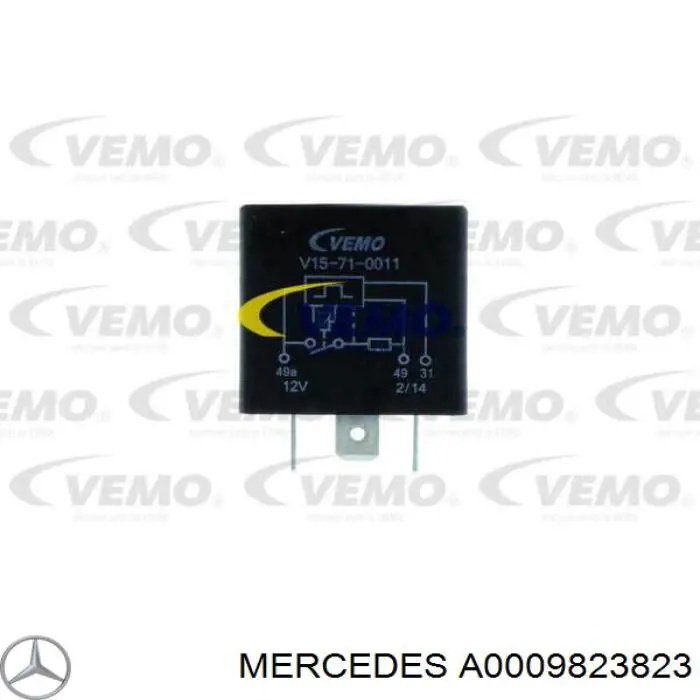 Реле поворотів A0009823823 Mercedes