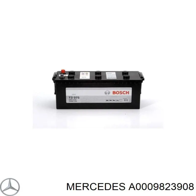 A0009823908 Mercedes Авто акумулятор