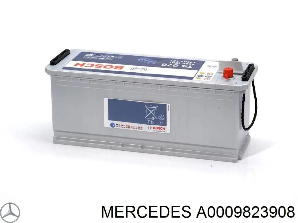 Батарея акумуляторна Mercedes A0009823908 ціна, від 189.32 USD