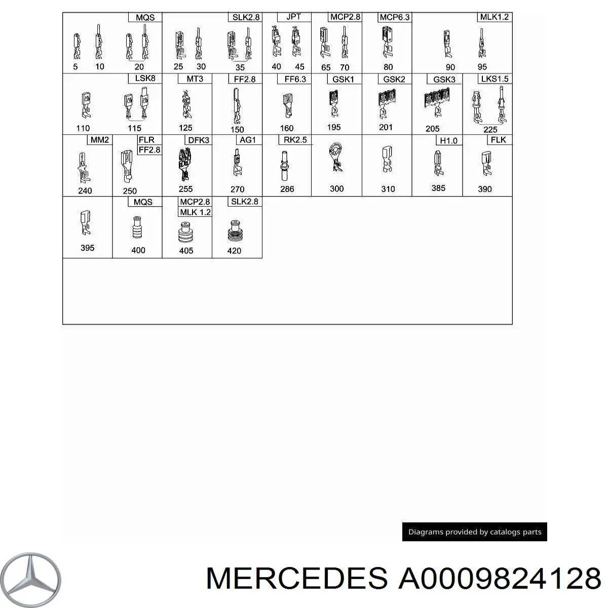 A0009824128 Mercedes 