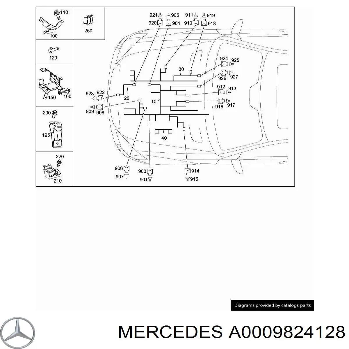 Купити A0009824128 Mercedes 
