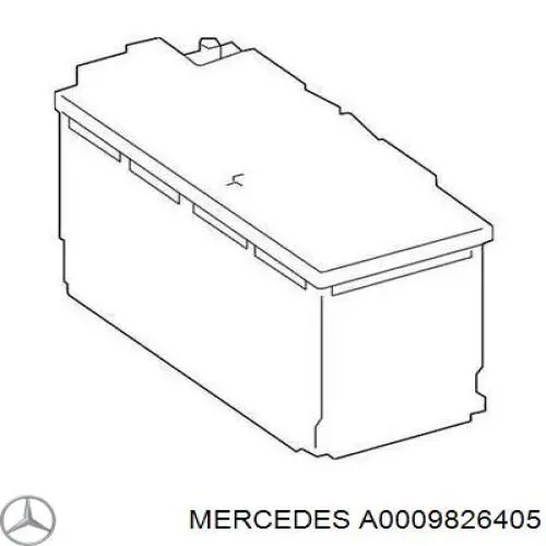  A0009826405 Mercedes