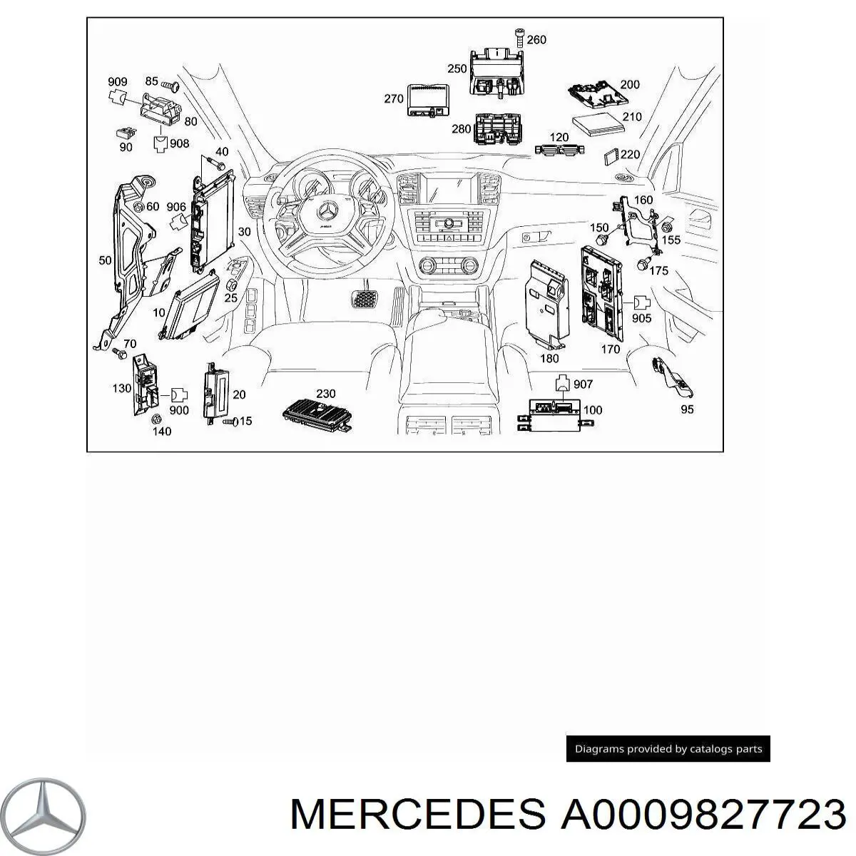 Реле протитуманної фари Mercedes A0009827723 ціна, від 3.17 USD