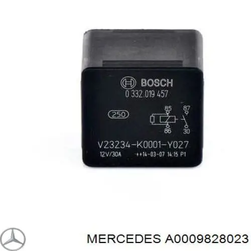 Купити A0009828023 Mercedes Реле компресора пневмопідвіски