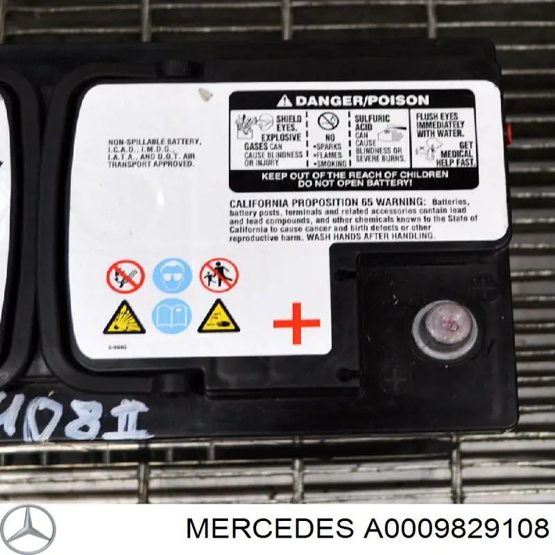 Акумуляторна батарея, АКБ A0009829108 Mercedes