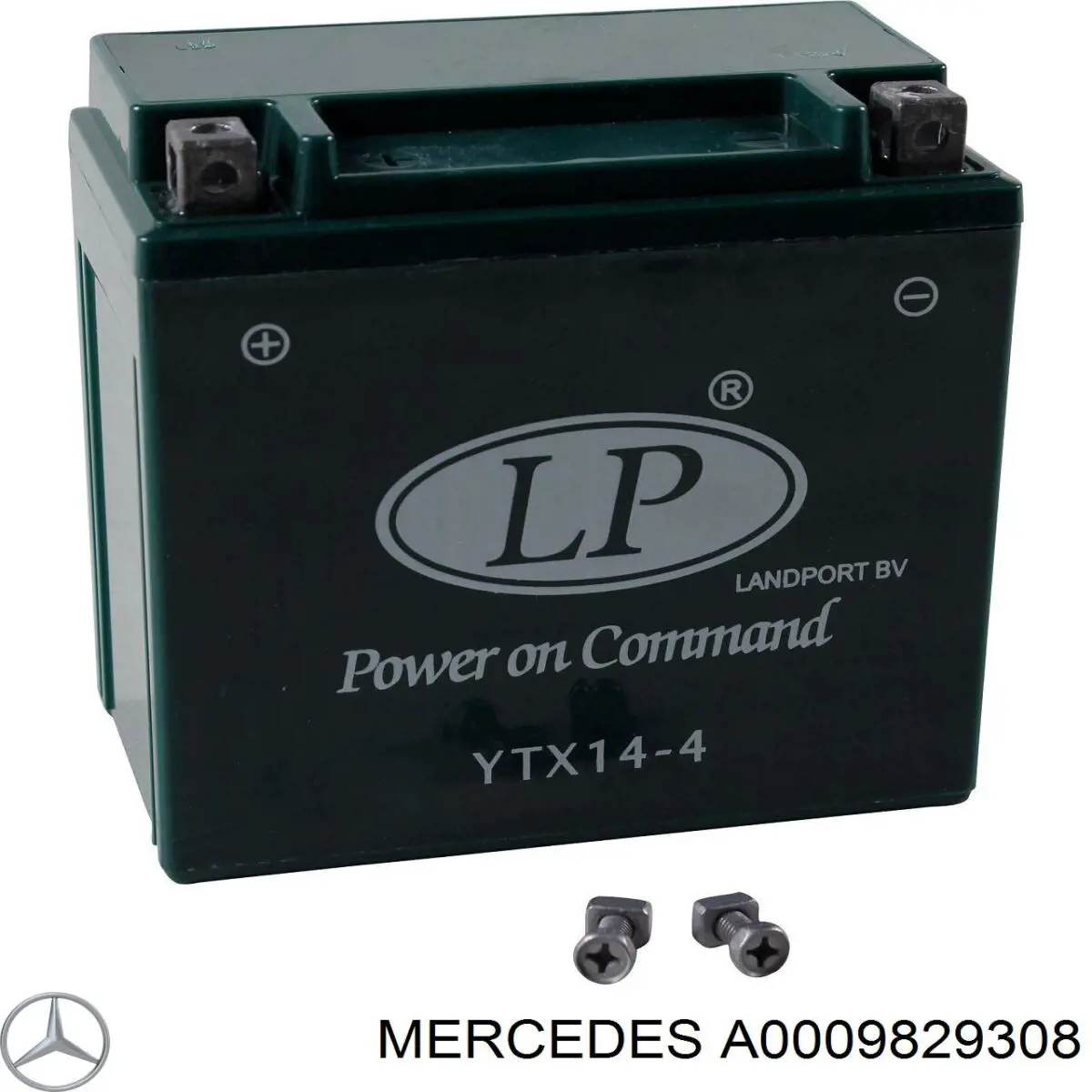 A0009829308 Mercedes акумуляторна батарея, акб
