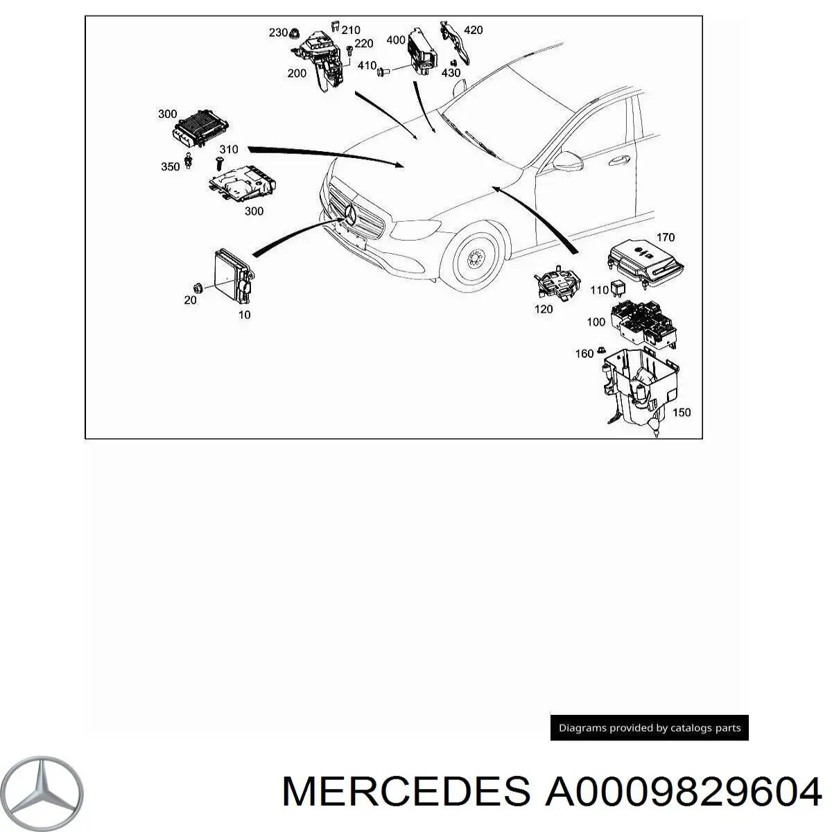Купити A0009829604 Mercedes 