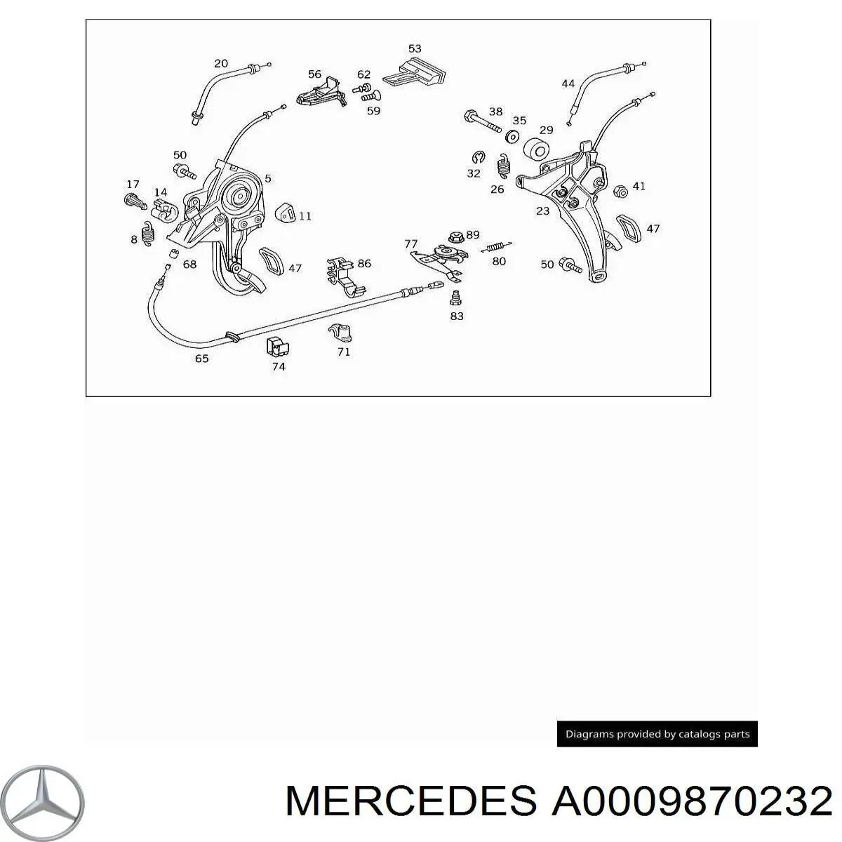 A0009870232 Mercedes 