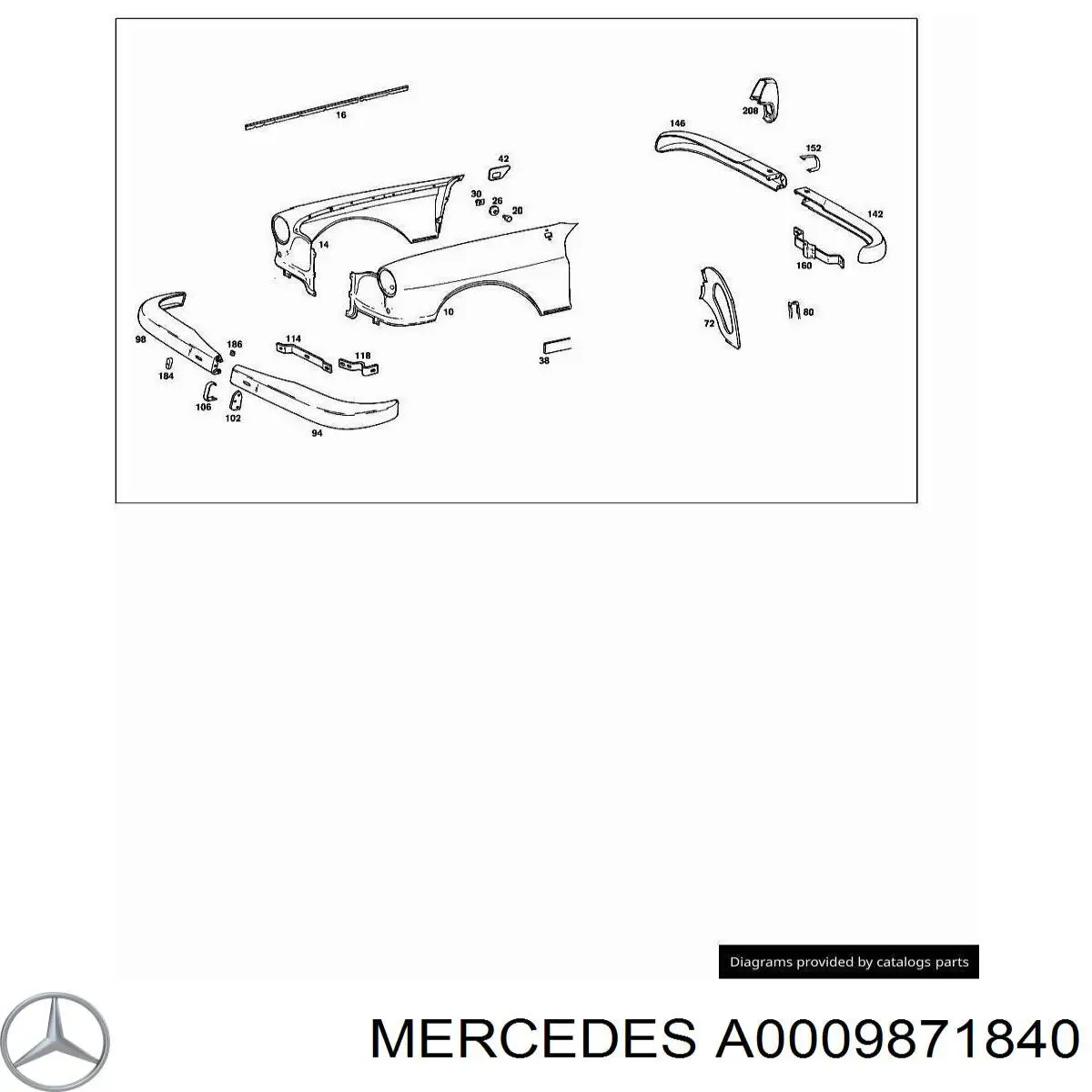  A0009871840 Mercedes