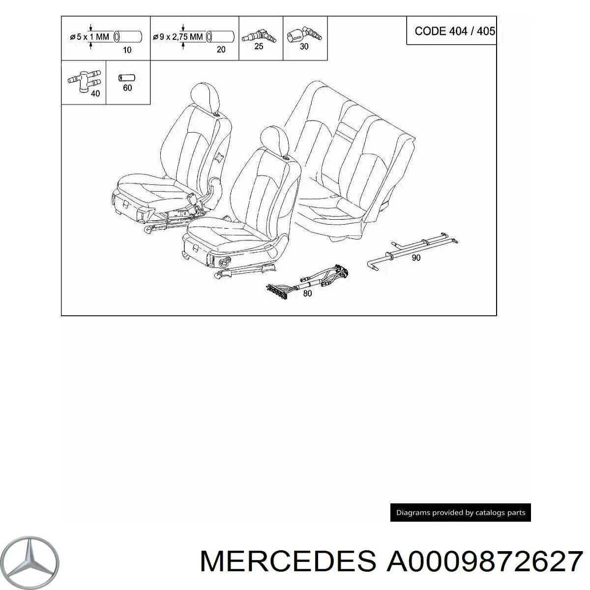  A0009872627 Mercedes