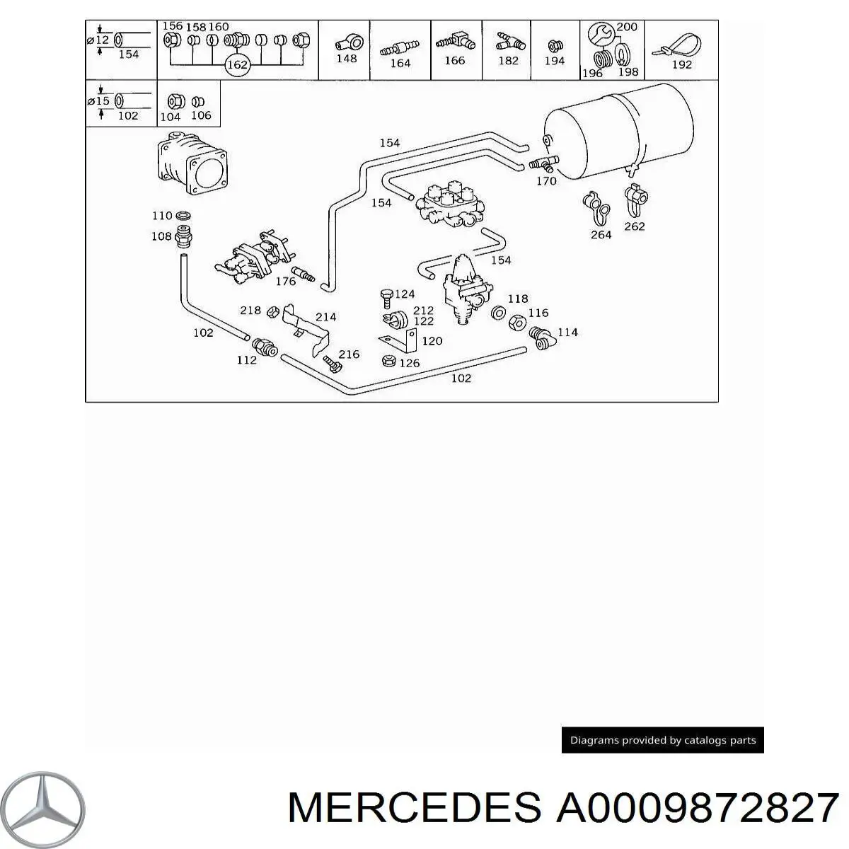  0009872827 Mercedes