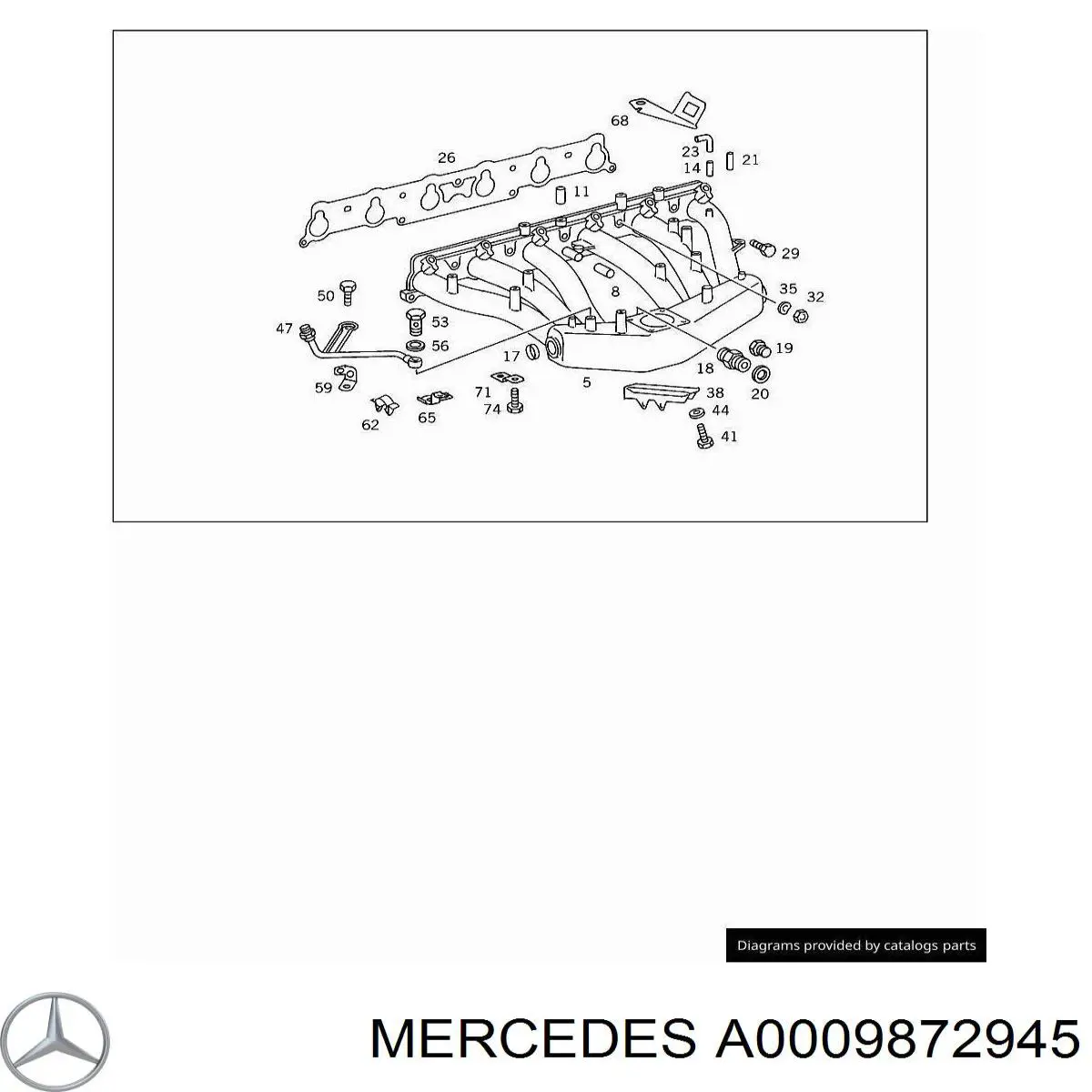  0009872945 Mercedes