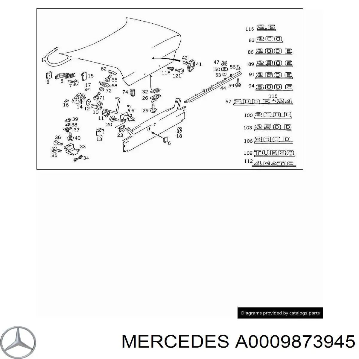  0009873945 Mercedes