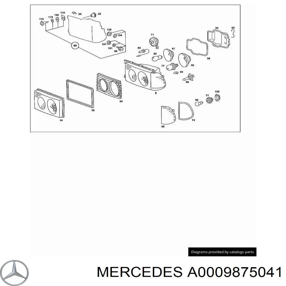  A0009875041 Mercedes