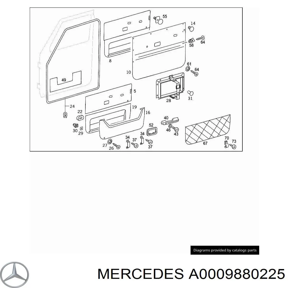  Mercedes A0009880225 ціна, від 5.40 USD