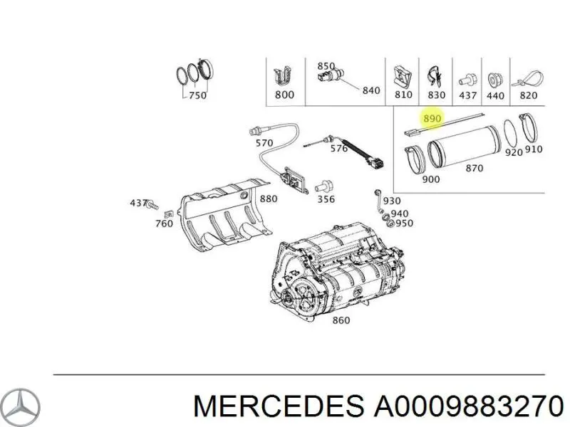  A0009883270 Mercedes