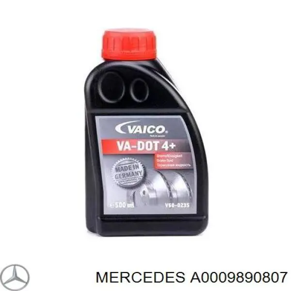A0009890807 Mercedes Рідина гальмівна