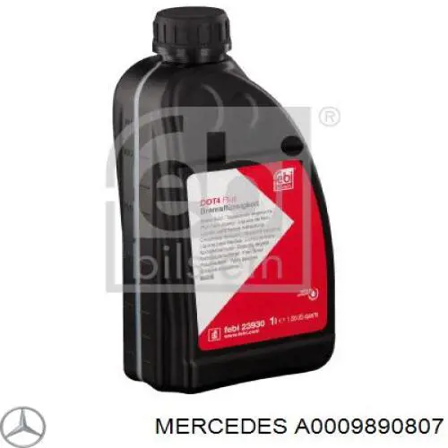 Рідина гальмівна Mercedes A0009890807 ціна, від 10.75 USD